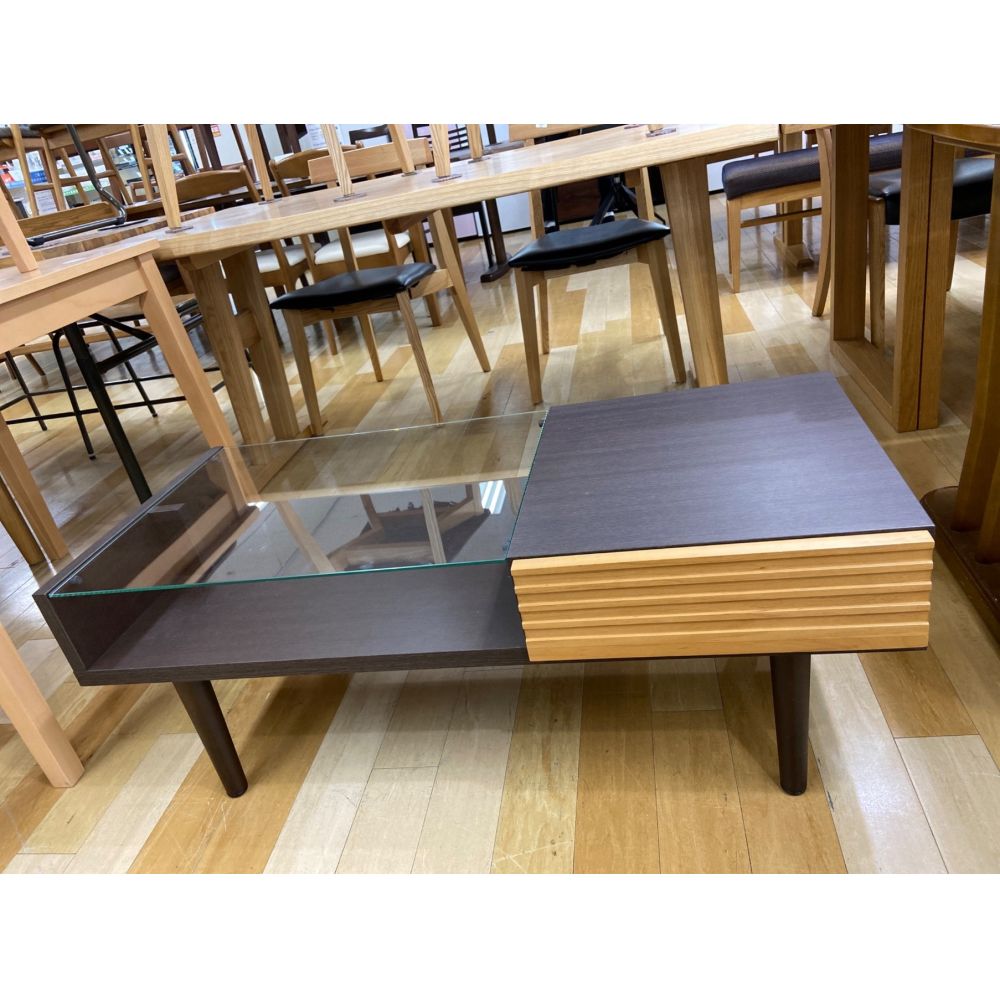 新品開封品 Francfranc ローテーブル - 机/テーブル