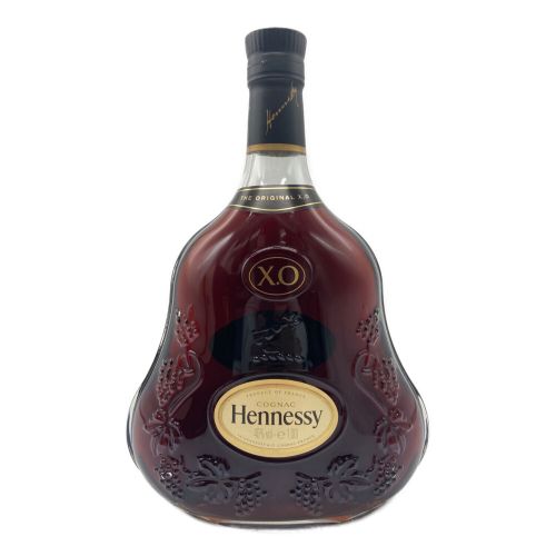 ヘネシー (Hennessy) コニャック 1000ml 箱付 XO 黒キャップ XO