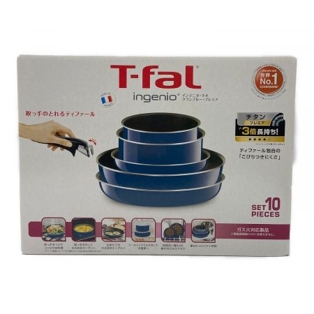 T-Fal (ティファール) インジニオ・ネオ グランブルー・プレミア セット10 ブルー L61492