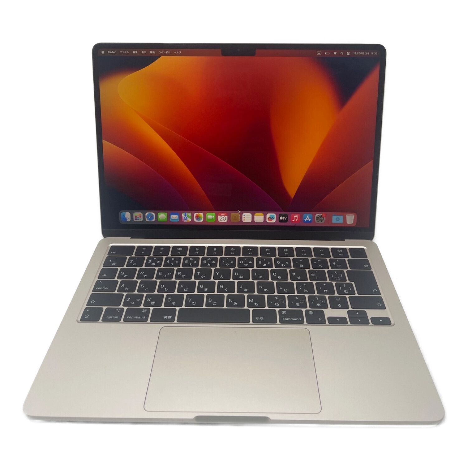 Apple (アップル) MacBook Air (M2, 2022) MLY13J/A 13.6インチ Mac OS 