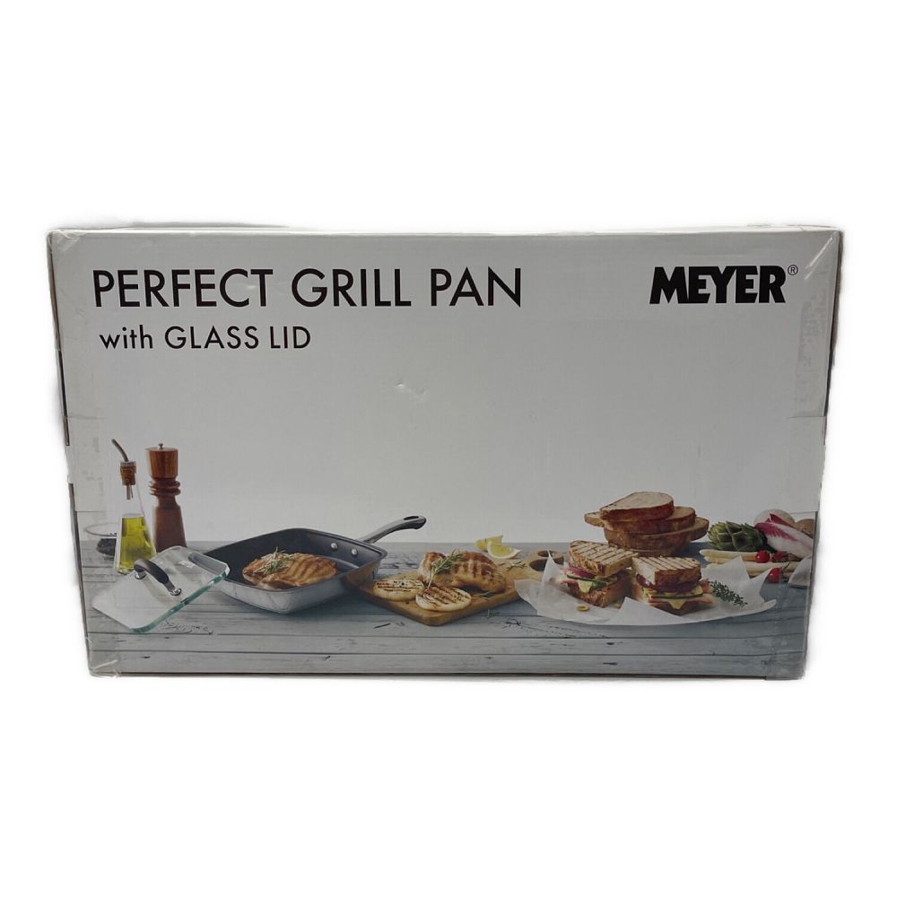 開封未使用 マイヤー パーフェクト グリルパン 直径約24cm SCP