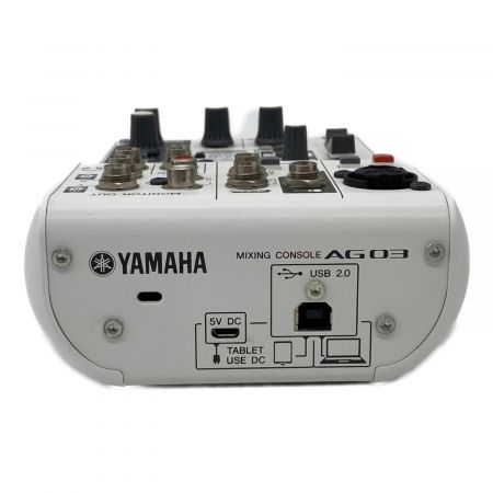 YAMAHA (ヤマハ) ウェブキャスティングミキサー AG03 通電確認のみ YCBH05327