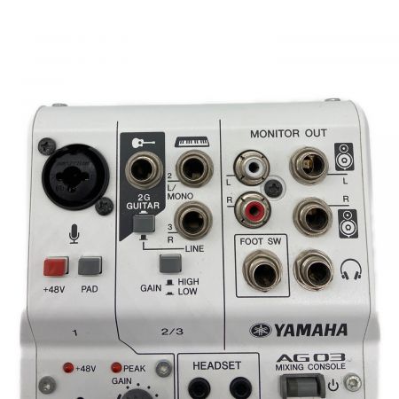 YAMAHA (ヤマハ) ウェブキャスティングミキサー AG03 通電確認のみ YCBH05327