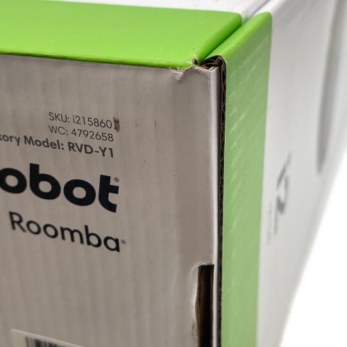 iRobot (アイロボット) ロボットクリーナー ルンバi2 2022年発売モデル I215860 程度S(未使用品) 純正バッテリー 未使用品