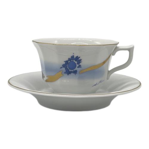 ROYAL COPENHAGEN (ロイヤル・コペンハーゲン) カップ&ソーサー ▲ 絹谷幸二 日月天祥富嶽 5Pセット