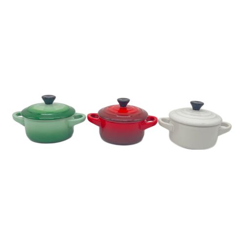 LE CREUSET (ルクルーゼ) プチココット 3Pセット