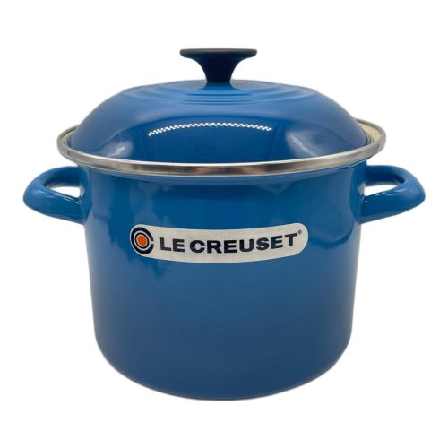 LE CREUSET (ルクルーゼ) 両手鍋 マルセイユブルー ストックポット