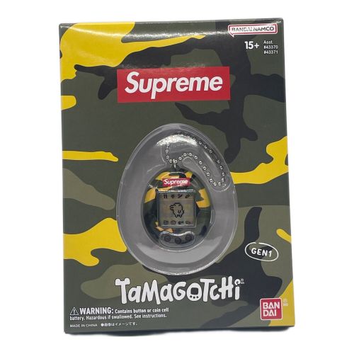 SUPREME (シュプリーム) たまごっち TAMAGOTCHI YELLOW SS23 BLACK CAMO 未使用 BANDAI