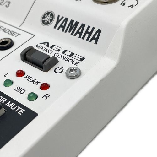 YAMAHA (ヤマハ) 3chウェブキャスティングミキサー AG03 通電確認のみ