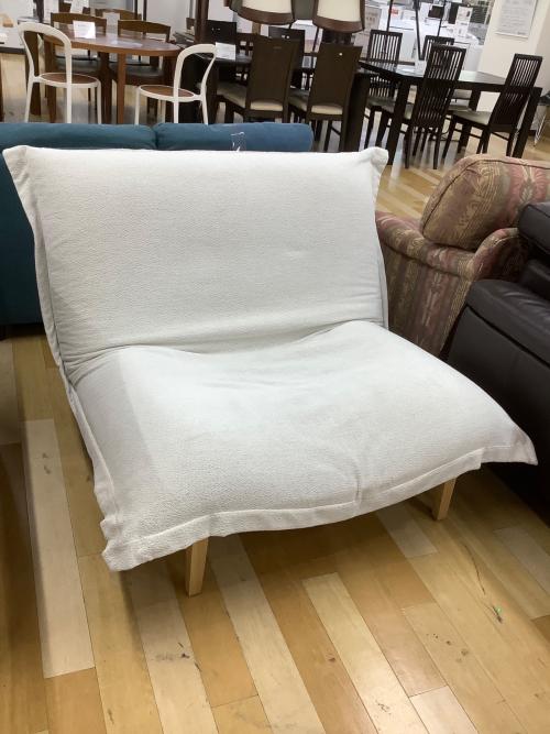 ligne roset (リーンロゼ) リクライニングソファー ホワイト 52 1人掛け ファブリック Calin