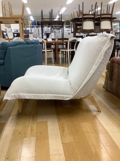 ligne roset (リーンロゼ) リクライニングソファー ホワイト 52 1人掛け ファブリック Calin