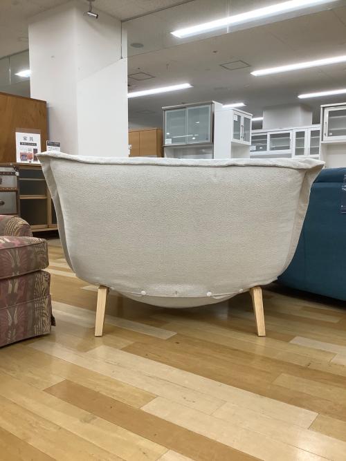 ligne roset (リーンロゼ) リクライニングソファー ホワイト 52 1人掛け ファブリック Calin