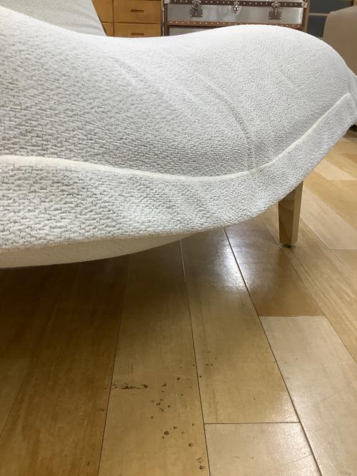 ligne roset (リーンロゼ) リクライニングソファー ホワイト 52 1人掛け ファブリック Calin