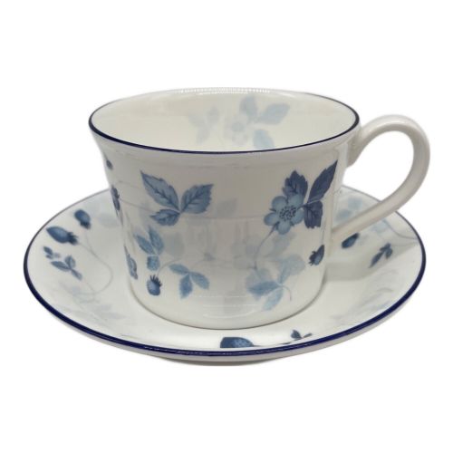 Wedgwood (ウェッジウッド) カップ&ソーサー 保存ヨゴレ有 ▲ ストロベリーブルー 2Pセット