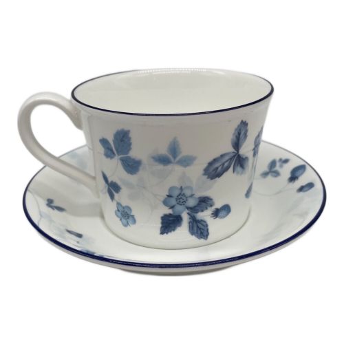 Wedgwood (ウェッジウッド) カップ&ソーサー 保存ヨゴレ有 ▲ ストロベリーブルー 2Pセット