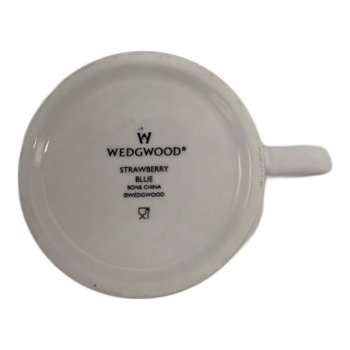 Wedgwood (ウェッジウッド) カップ&ソーサー 保存ヨゴレ有 ▲ ストロベリーブルー 2Pセット