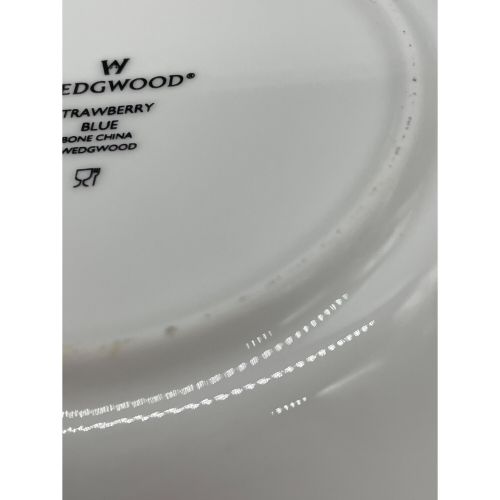 Wedgwood (ウェッジウッド) カップ&ソーサー 保存ヨゴレ有 ▲ ストロベリーブルー 2Pセット