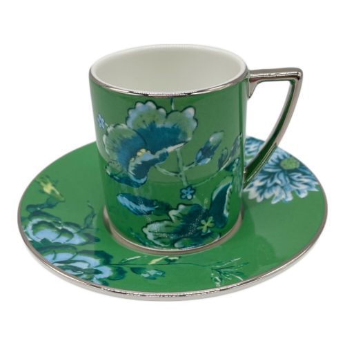 Wedgwood (ウェッジウッド) コーヒーカップ&ソーサー シノワズリ グリーン ジャスパーコンラン