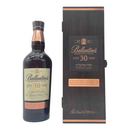 Ballantine's (バランタイン) スコッチウィスキー 700ml 木箱付 30年 未開封