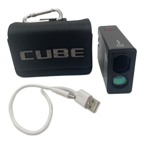 CUBE (キューブ) ゴルフ距離測定器 5？1000m測定可能 最大倍率6倍 動作確認済 CADDYTALK