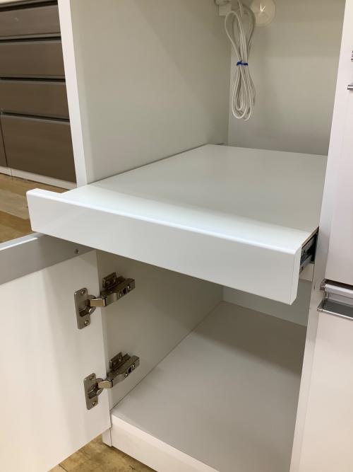 レンジボード 松田家具 2枚扉 ホワイト