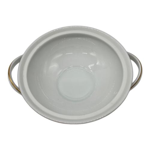 Noritake (ノリタケ) シュガーポット ホワイト×ネイビー 金彩 SICILIAN BLUE