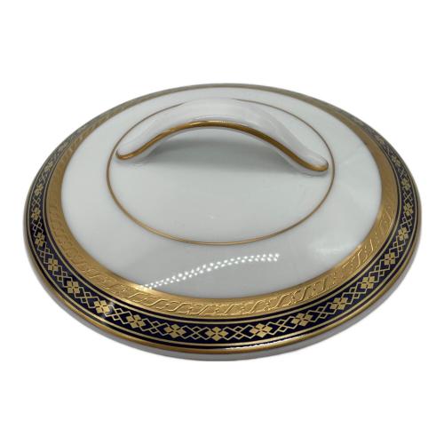 Noritake (ノリタケ) シュガーポット ホワイト×ネイビー 金彩 SICILIAN BLUE