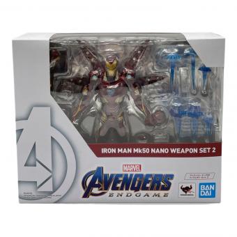 BANDAI (バンダイ) フィギュア アベンジャーズ エンドゲーム アイアンマン マーク50 ナノウェポン セット2 S.H.Figuarts