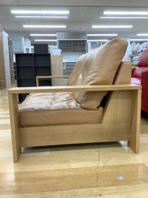 KEYUCA (ケユカ) 2.5人掛けソファー キャメル 212 アコードⅡ