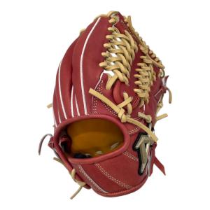 ATOMS (アトムズ) グローブ レッド×ベージュ 日本製 オールラウンド用 右投げ