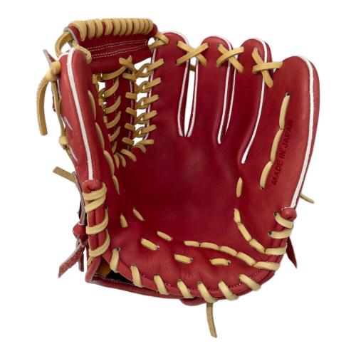 ATOMS (アトムズ) グローブ レッド×ベージュ 日本製 オールラウンド用 右投げ