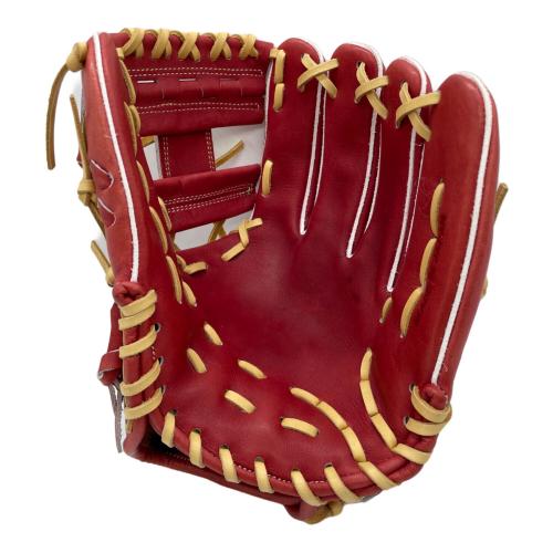ATOMS (アトムズ) グローブ レッド×ベージュ 日本製 オールラウンド用 右投げ