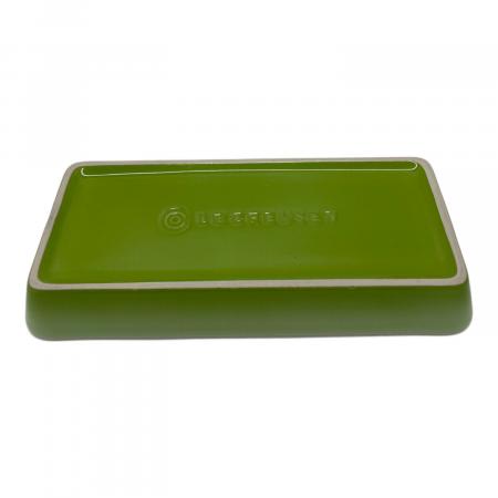 LE CREUSET (ルクルーゼ) 食器セット グリーン △ プレート4枚 長方形1