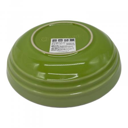 LE CREUSET (ルクルーゼ) 食器セット グリーン △ プレート4枚 長方形1