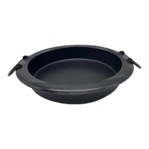 岩鋳 (イワチュウ) すき焼き鍋 ブラック 南部鉄器 直径30cm