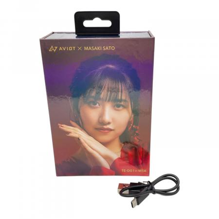 AVIOT (アビオット) ワイヤレスイヤホン MASAKI SATO TE-D01v-MSK USB