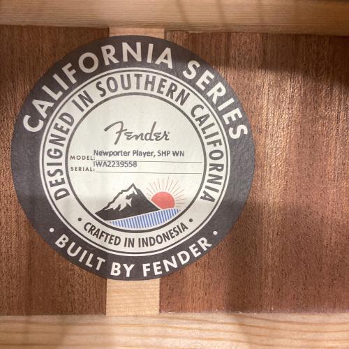 FENDER (フェンダー) エレアコギター NEWPORTER PLAYER IWA2239558