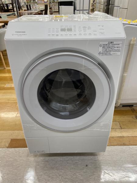 ドラム式洗濯乾燥機 TOSHIBA TW-127M3 12ｋｇ 2024年製 幅64.5×高さ106×奥行72.2cm デンキチWeb / 東芝 TOSHIBA ドラム式洗濯乾燥機 洗濯12kg 乾燥7kg 右