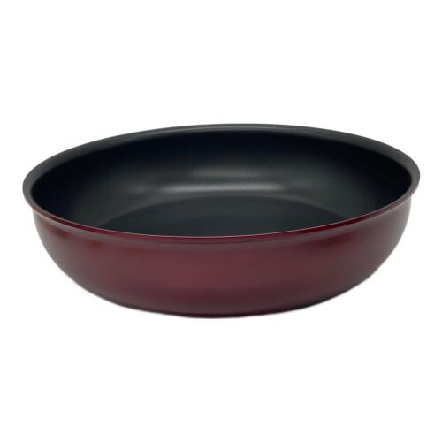 THERMOS (サーモス) 取っ手のとれるフライパン８点セット ディープレッド KSD-8A 8P