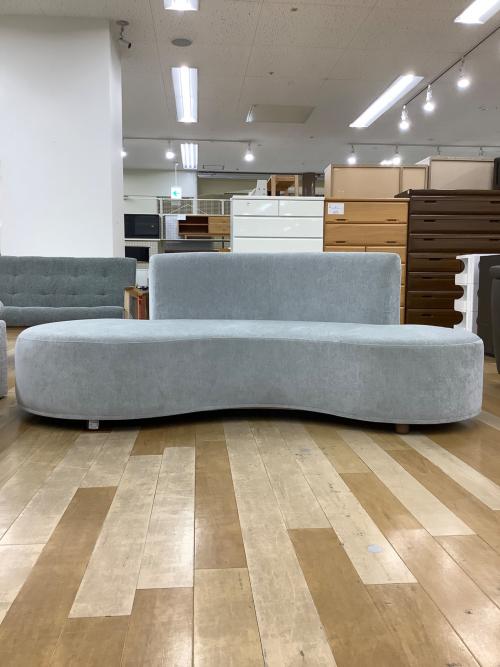 Moule 2.5人掛けソファー ライトグレー ディノス取扱 83 ファブリック