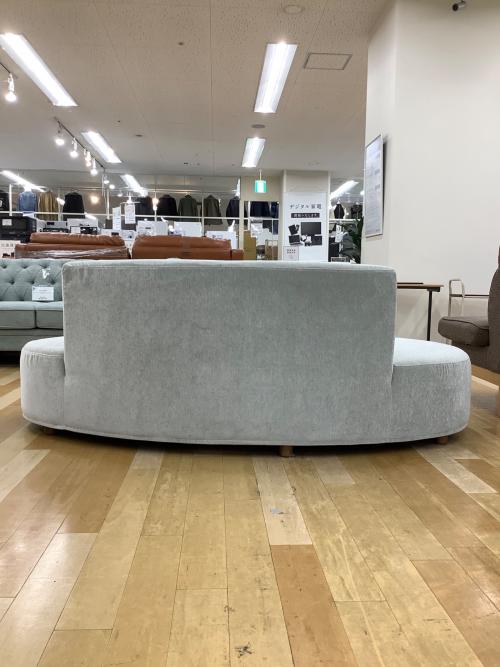 Moule 2.5人掛けソファー ライトグレー ディノス取扱 83 ファブリック