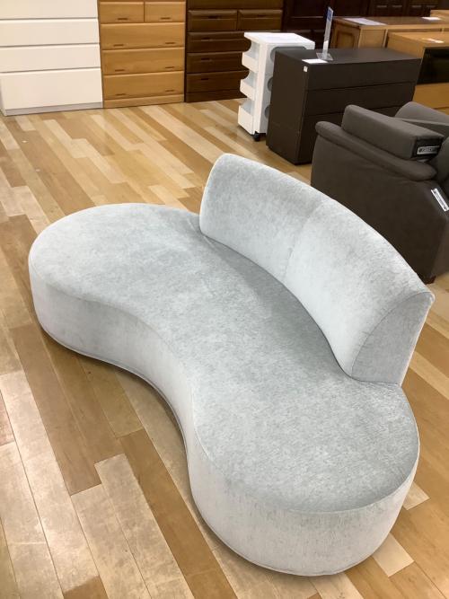 Moule 2.5人掛けソファー ライトグレー ディノス取扱 83 ファブリック