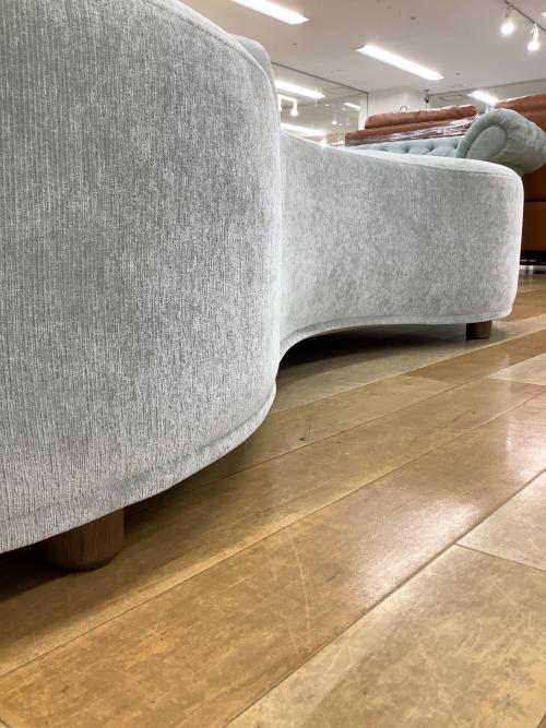 Moule 2.5人掛けソファー ライトグレー ディノス取扱 83 ファブリック