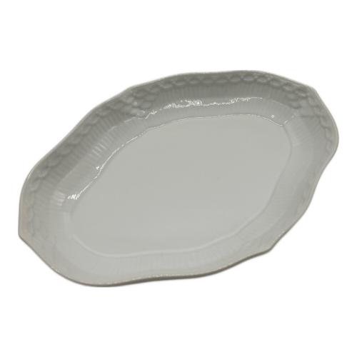 ROYAL COPENHAGEN (ロイヤル・コペンハーゲン) プレート ホワイトフルーテッド・プレイン ピックルデッシュ