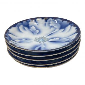 深川製磁 (フカガワセイジ) 小皿セット 牡丹 金ミル 5Pセット