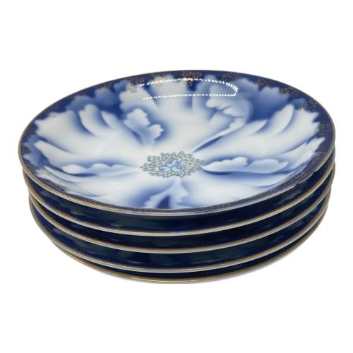 深川製磁 (フカガワセイジ) 小皿セット 牡丹 金ミル 5Pセット