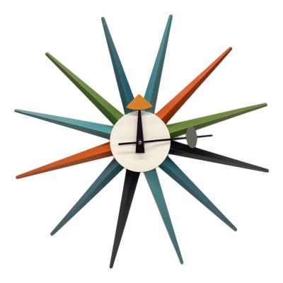 George Nelson 掛時計 Sunburst Clock キズ・塗装ハガレ・パーツ一部緩み有