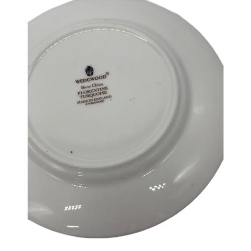 Wedgwood (ウェッジウッド) 15cmプレート 黒壺 フロレンティーン・ターコイズ 4Pセット