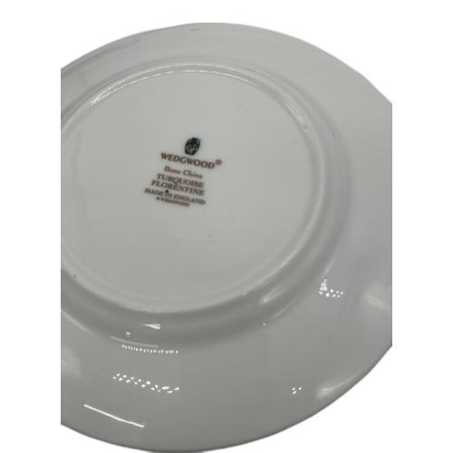 Wedgwood (ウェッジウッド) 15cmプレート 黒壺 フロレンティーン・ターコイズ 4Pセット