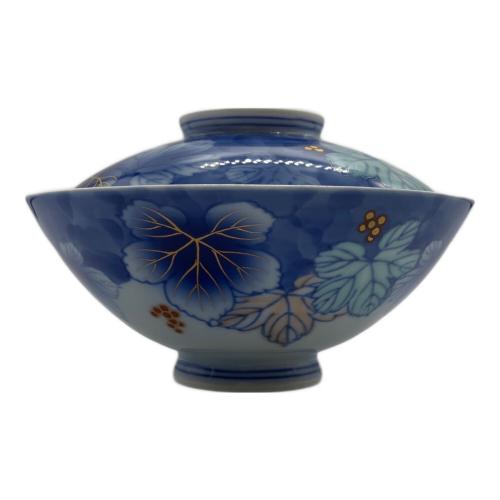 深川製磁 (フカガワセイジ) 睦揃 ブルー ▲ 赤絵葡萄